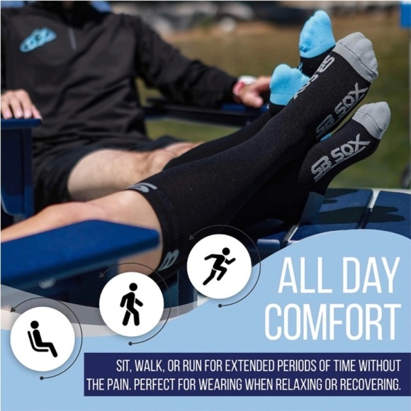 Compression Socks Women Pink Large Pregnancy Blood Circulation Swelling NEW - Picture 7 of 10